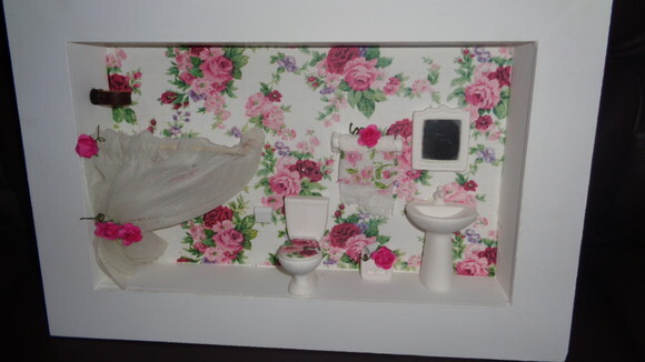 Quadro Decorativo Belo Banheiro