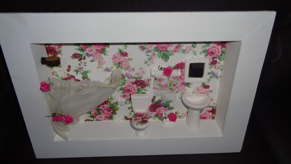 Quadro Decorativo Belo Banheiro