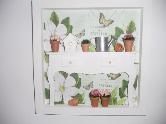 Quadro Decorativo Flores e Borboletas