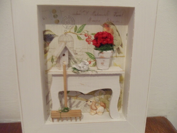 Quadro Decorativo Jardim e Rastello