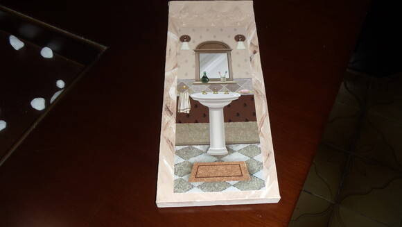 Quadro decorativo Lavabo -