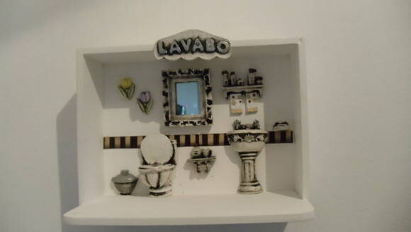 Quadro Decorativo Lavabo -