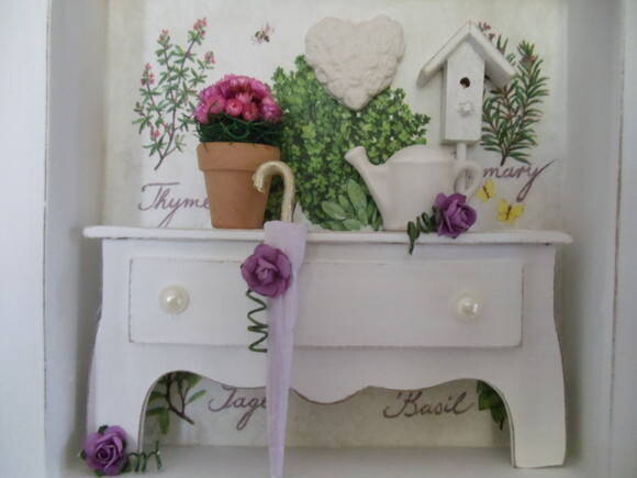 Quadro Decorativo Meu Jardim