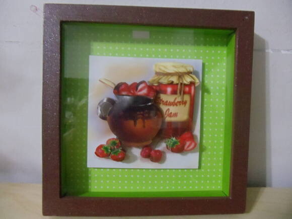 Quadro Decorativo Morangos