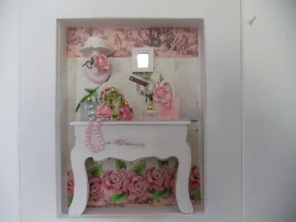Quadro Decorativo Rosa Suave