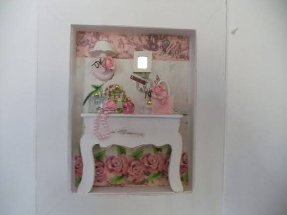 Quadro Decorativo Rosa Suave