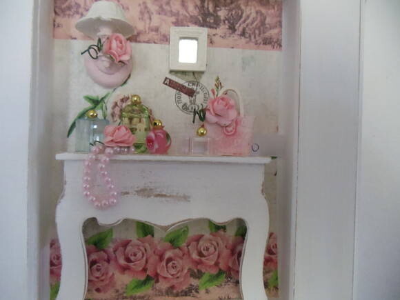 Quadro Decorativo Rosa Suave
