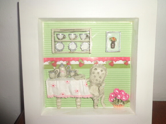 Quadro Miniatura Bela Cozinha