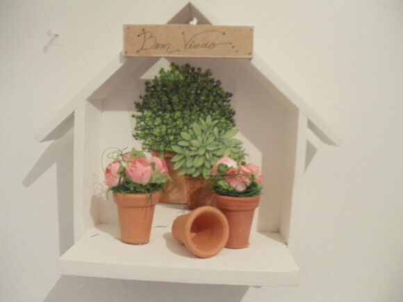 Quadro Miniatura Bem Vindos