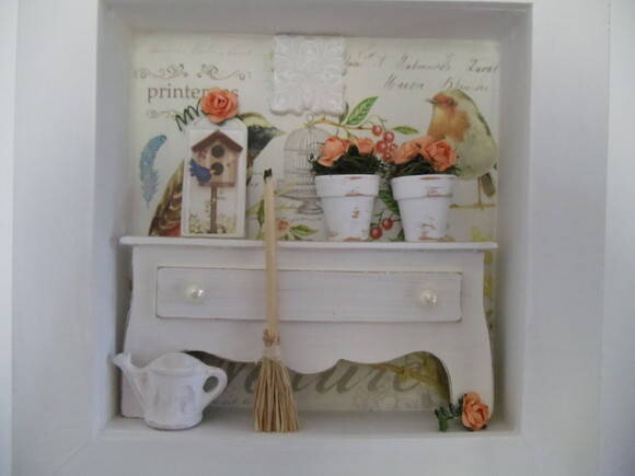 Quadro Miniatura Jardinagem
