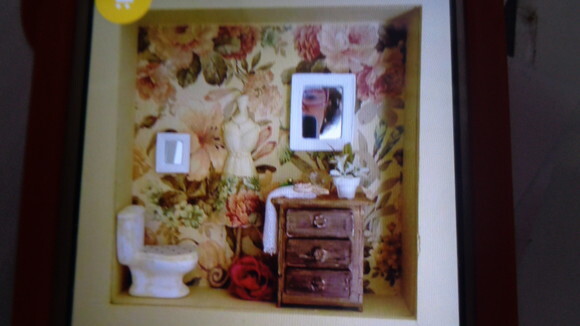 Quadro Miniatura para Banheiro