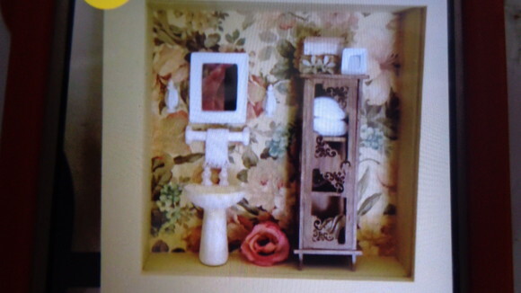 Quadro Miniatura para Banheiro