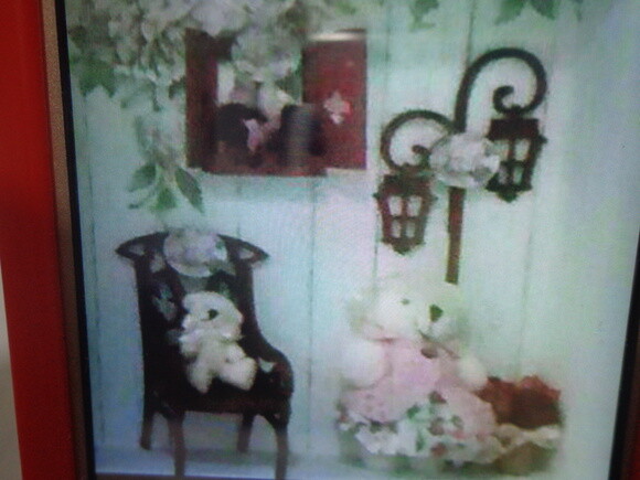 Quadro Miniatura Ursinhos na Varanda