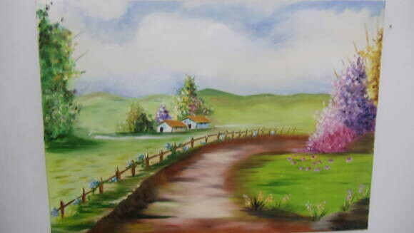 Quadro Paisagem Campestre-black Friday