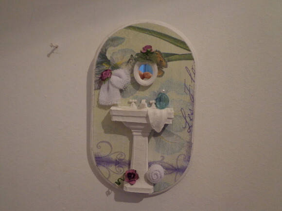 Quadro Oval para Banheiro