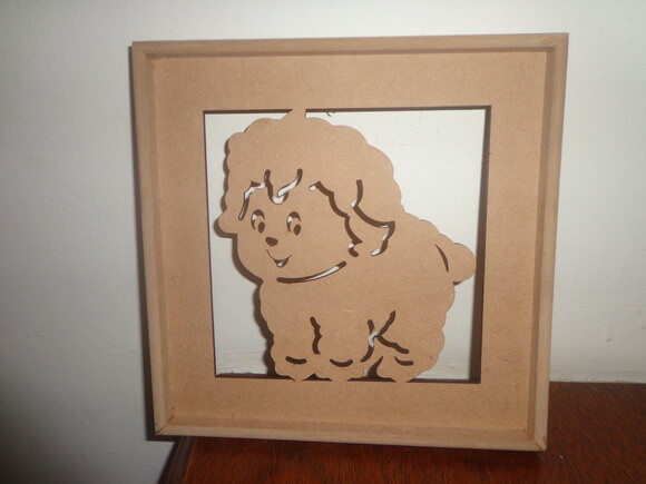 Quadro Recortado a Laser Animais