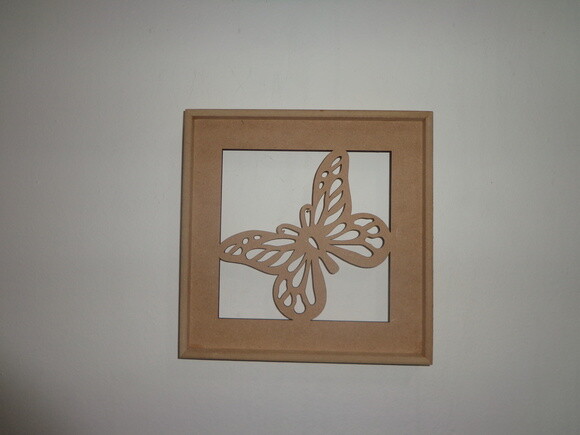 Quadro Recortado a Laser Borboletas
