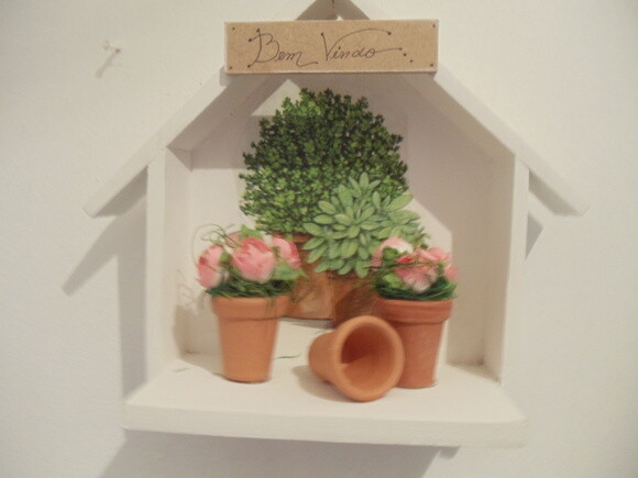 Quadro Miniatura Bem Vindos