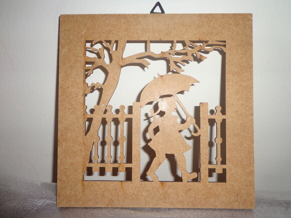 Quadro Recortado a Laser--black Friday-14,00