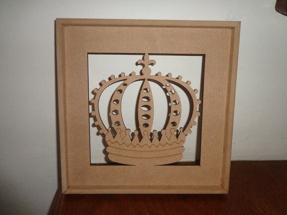Quadro Recortado Coroa Real