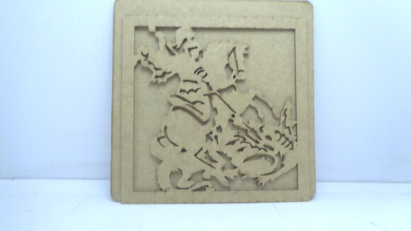 Quadro Recortado Moto em mdf