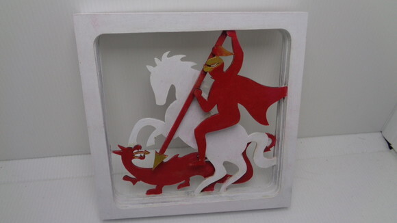 Quadro São Jorge 3 D
