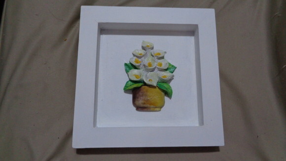 Quadro Vaso e Flores