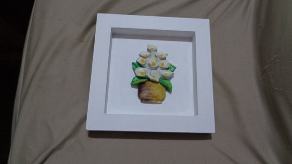 Quadro Vaso e Flores