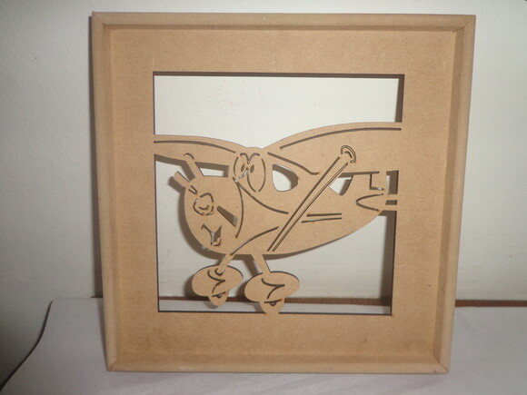 Quadro Vazado Avião