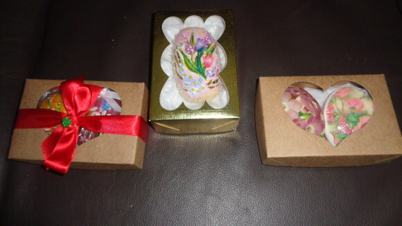 Sabonetes Decorados em Caixas a Partir de
