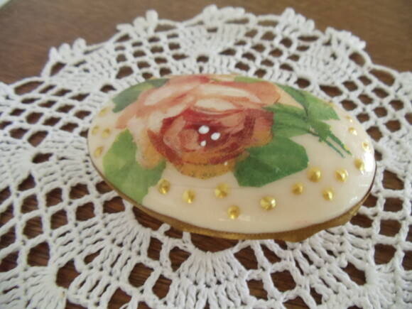 Sabonetes Decorados Rosas-2 Por30,00