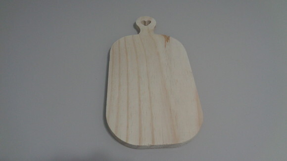 Tabua Oval em Pinus