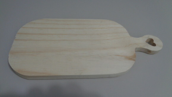 Tabua Oval em Pinus
