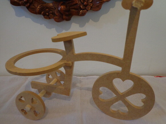 Triciclo Porta Vaso em mdf