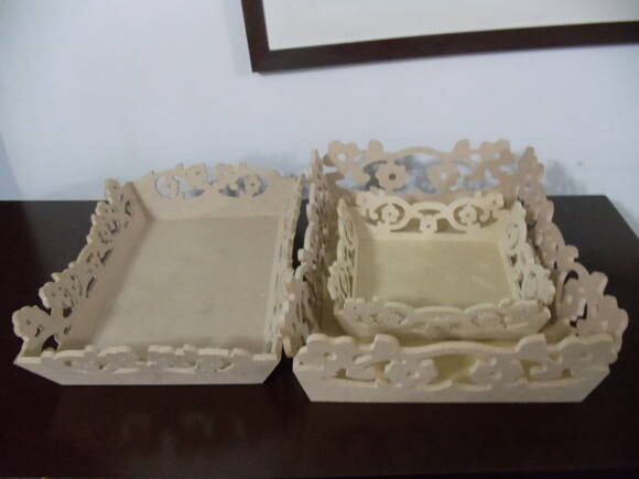 Trio de Bandejas Cruas-