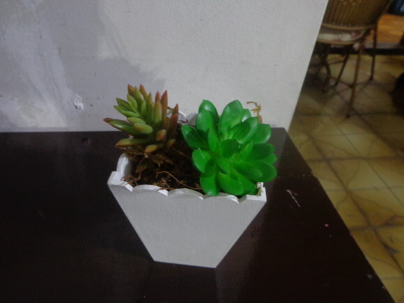 Vaso com Suculentas Artificiais-black Friday-39,00