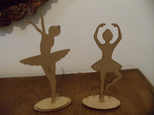 Bailarinas Recortadas a Laser-
