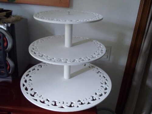 Bandejas Redondas com Pedestal