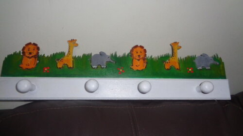 Cabideiro Animais da Selva-pintado