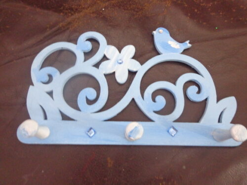 Cabideiro Bird em Azul