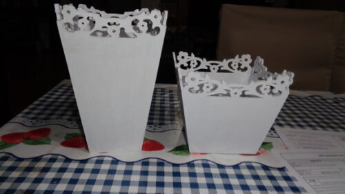 Cachepos em mdf Pintados-preço Unitário