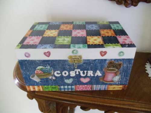 Caixa de Costura Jeans