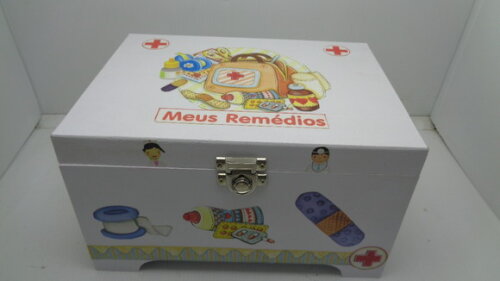 Caixa de Remédios Decorada