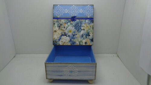 Caixa Decorada Azul-black Friday-49,90