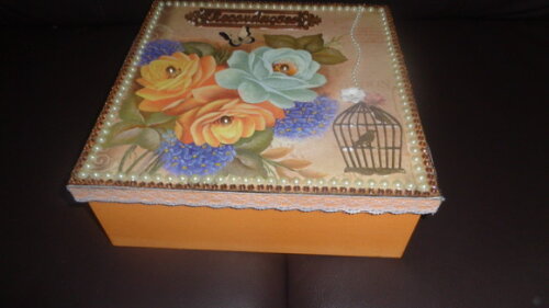 Caixa Decorada Recordações -g