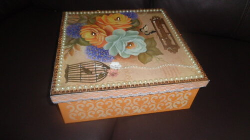 Caixa Decorada Recordações -g