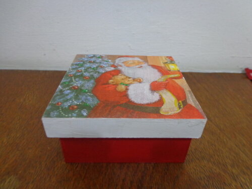 Caixa em mdf Noel com Sabonete