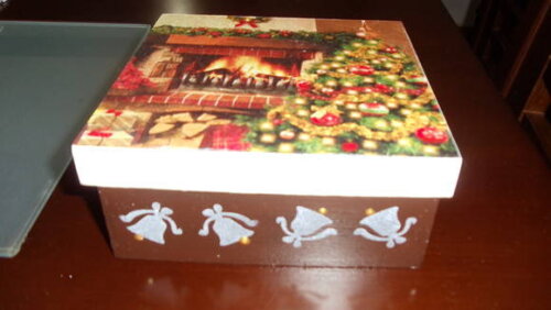 Caixa em Mdf,feliz Natal