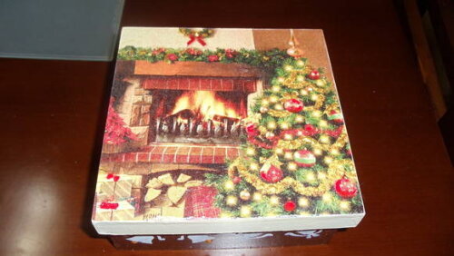 Caixa em Mdf,feliz Natal