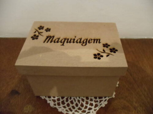 Caixa para Maquiagem em mdf